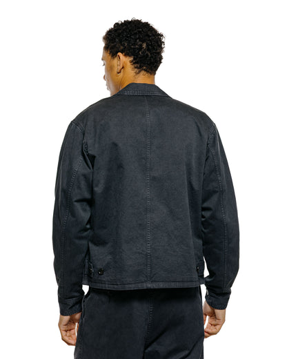 Auralee Garment Dyed Finx Light Chino Blouson Black