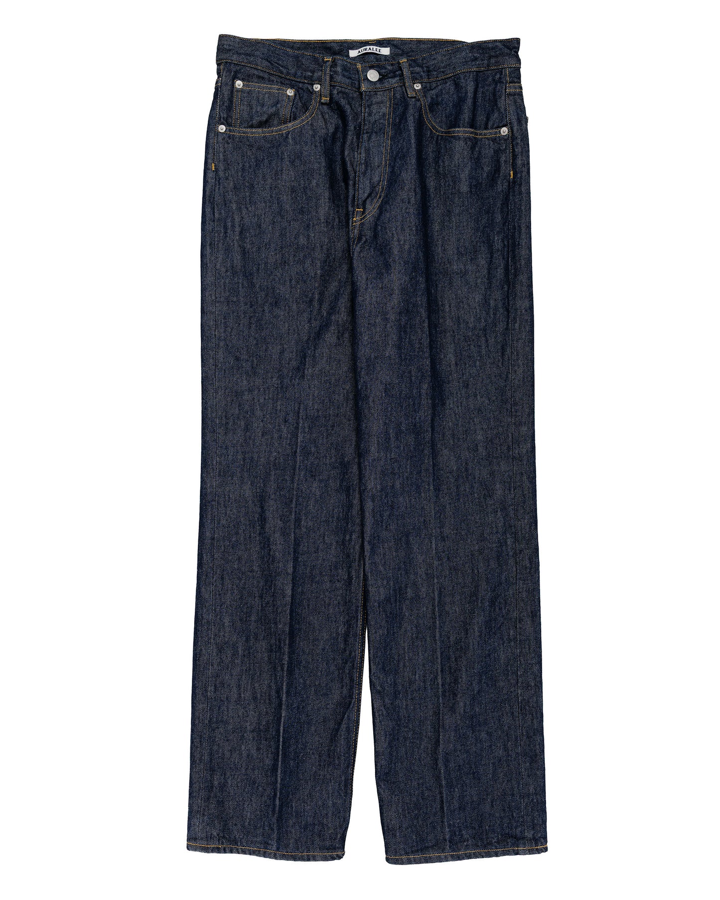 Auralee Hard Twist Denim 5P Pants Indigo