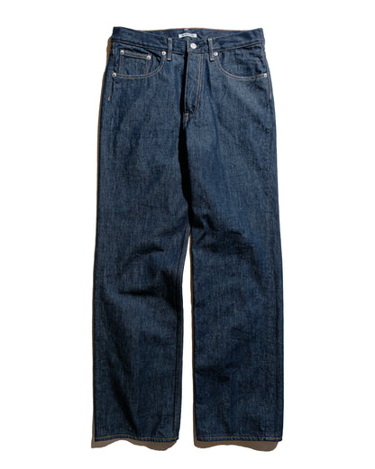 Auralee Hard Twist Denim 5P Pants Indigo