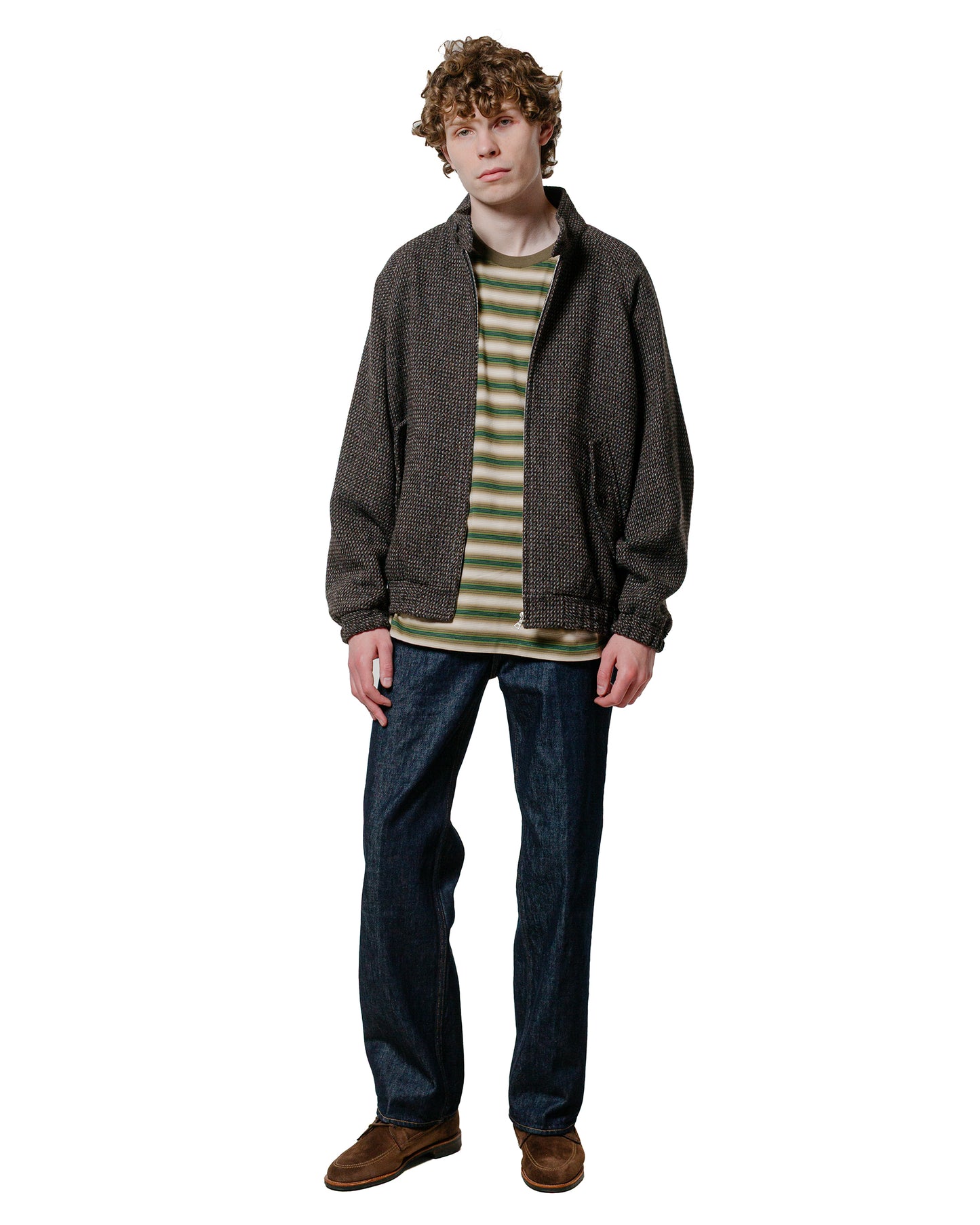 Auralee Hard Twist Denim 5P Pants Indigo