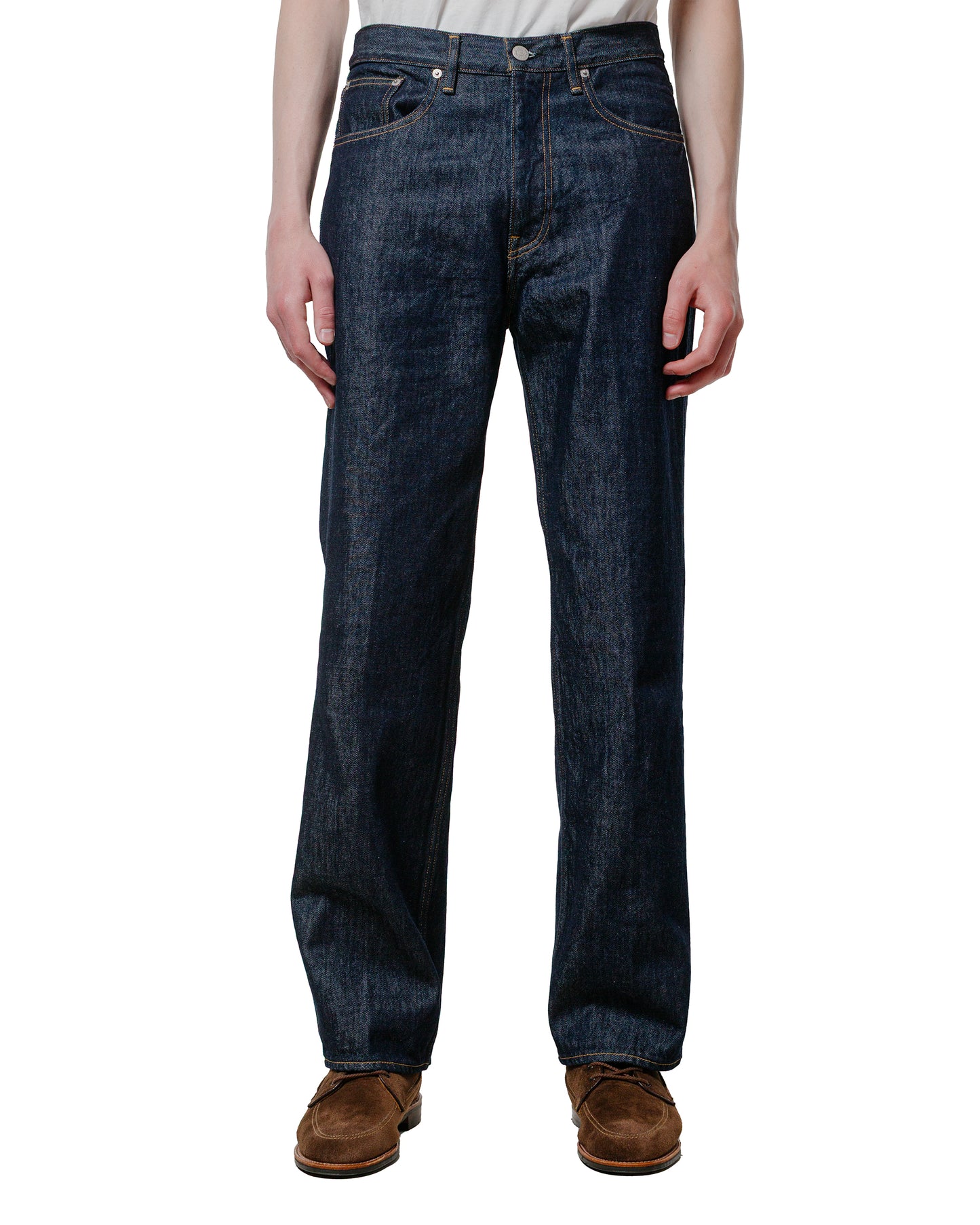 Auralee Hard Twist Denim 5P Pants Indigo