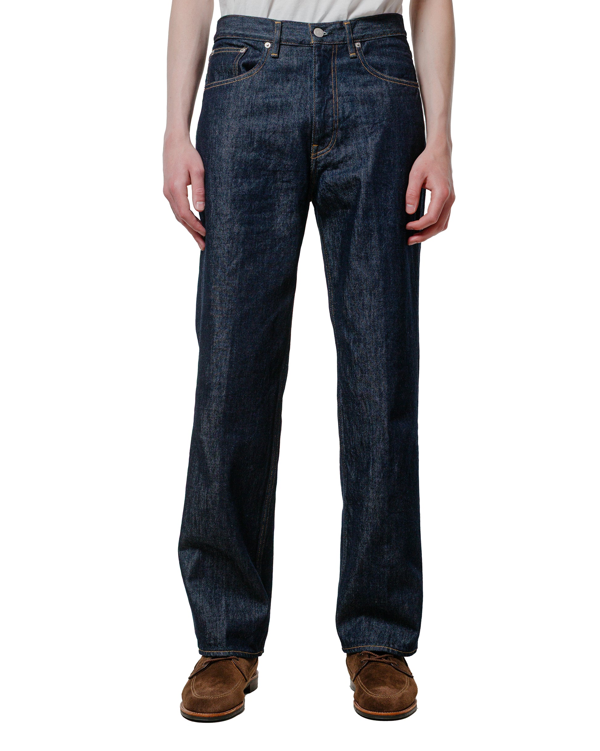 Auralee Hard Twist Denim 5P Pants Indigo