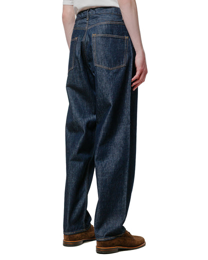 Auralee Hard Twist Denim Wide Pants Indigo