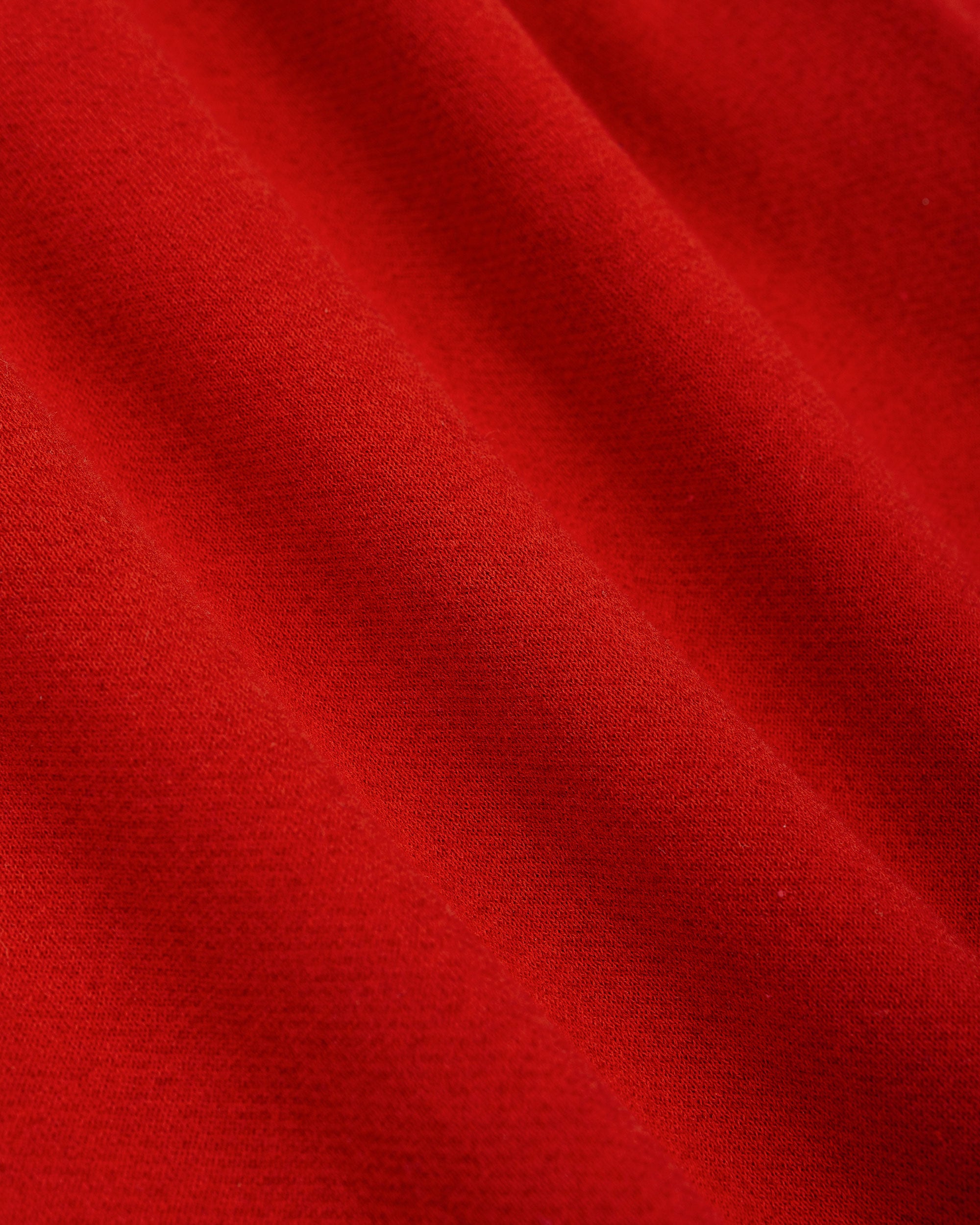 Auralee High Twist Light Sweat P/O Red