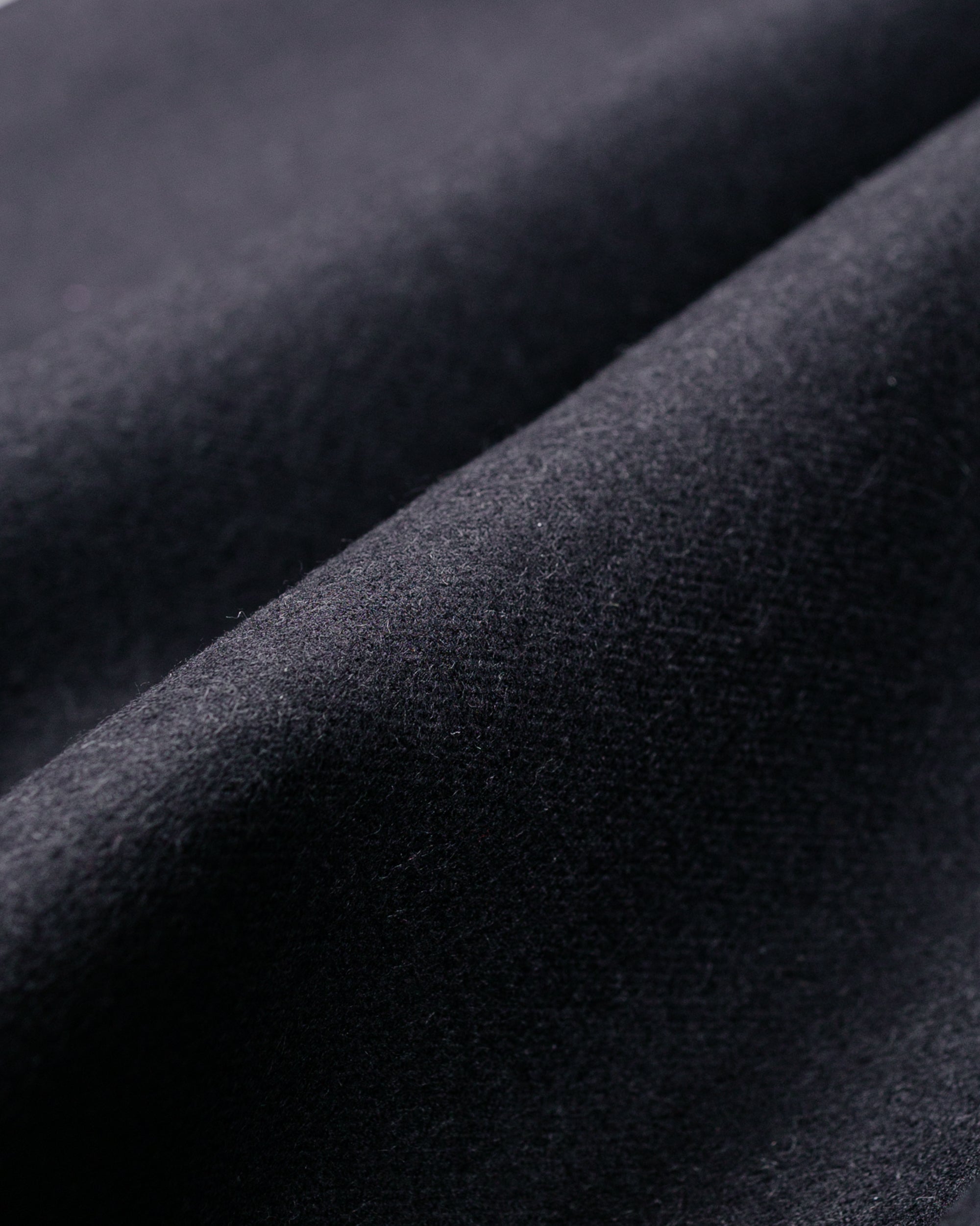 Auralee Light Melton One-Tuck Slacks Dark Charcoal