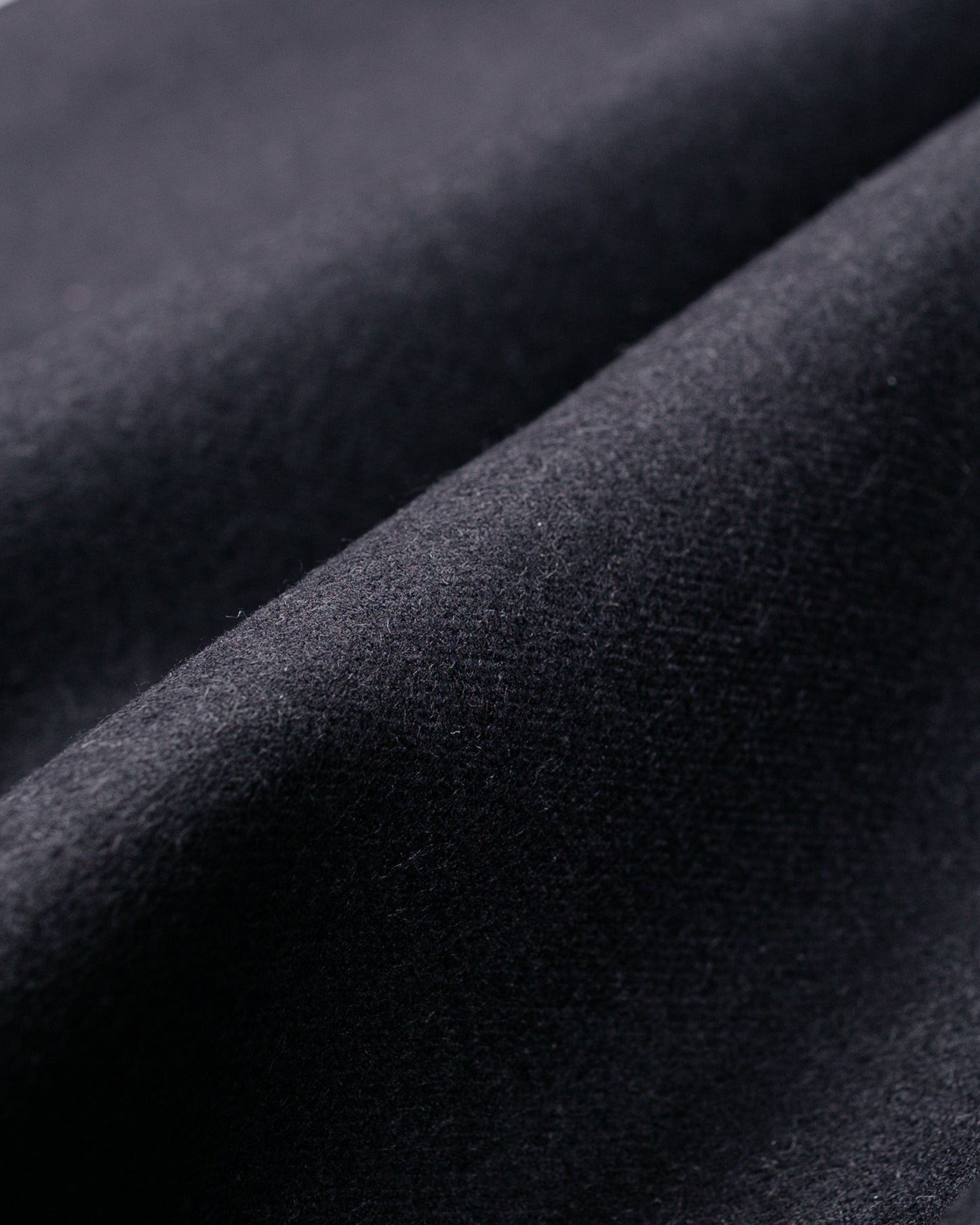 Auralee Light Melton One-Tuck Slacks Dark Charcoal