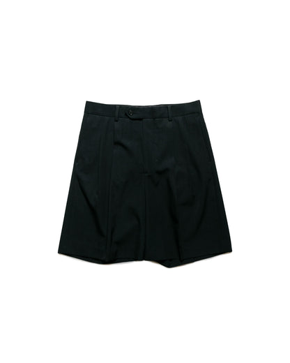 Auralee Light Wool Max Gabardine Shorts Top Black