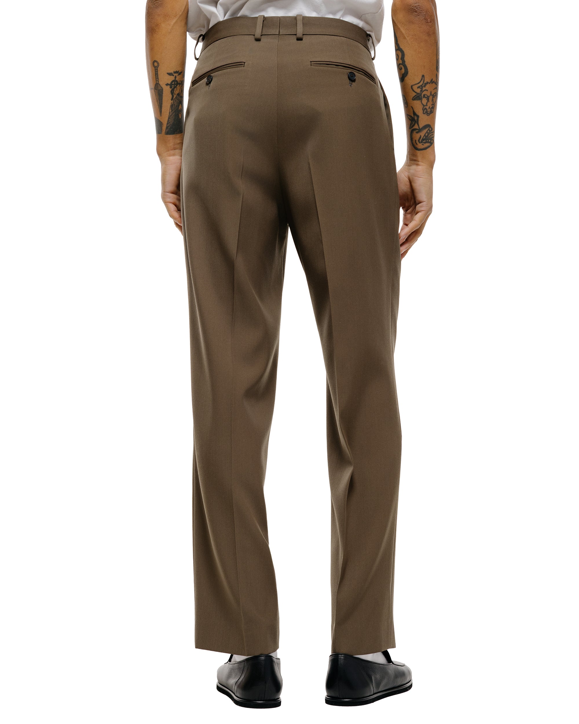 light wool max gabardine slacks