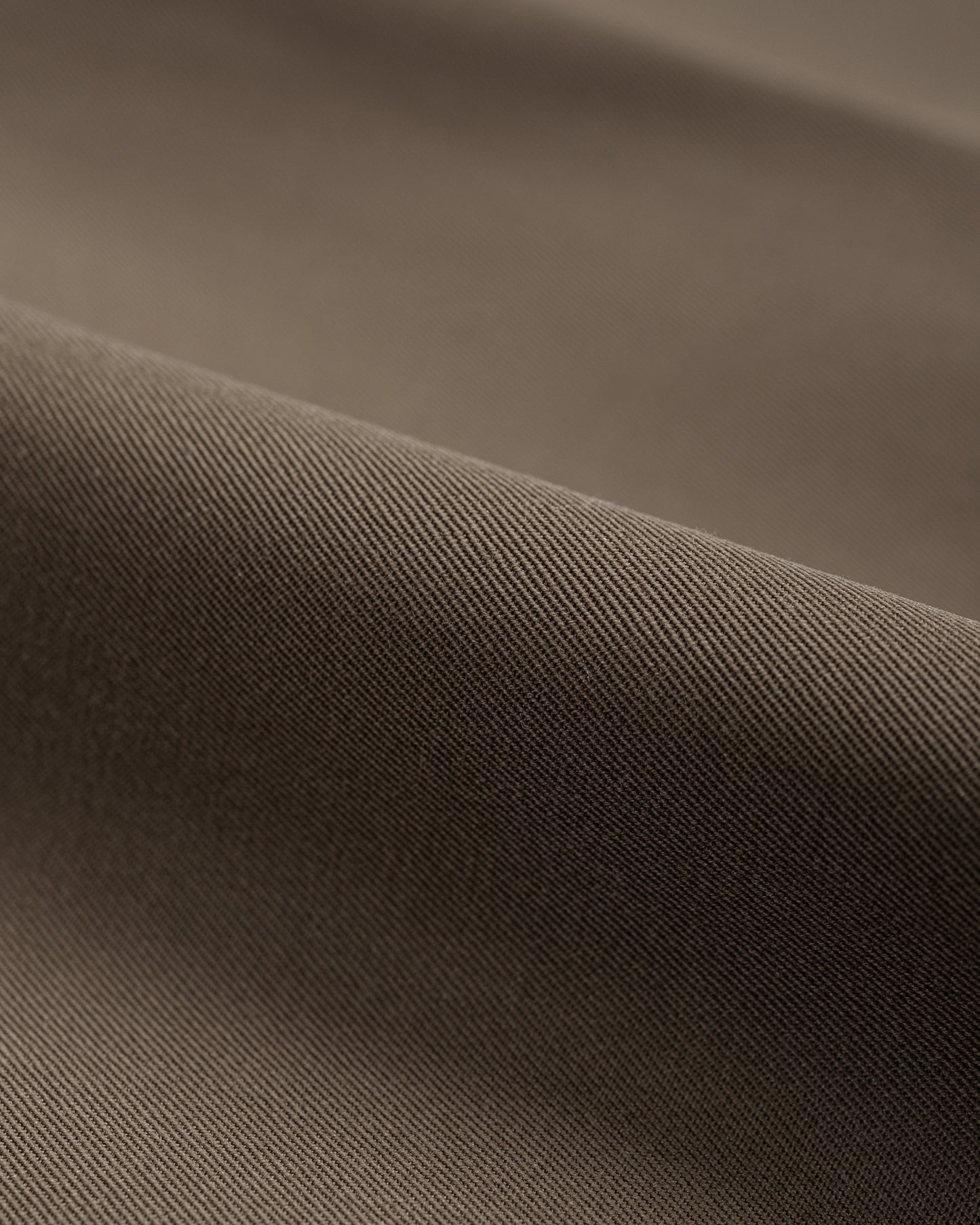 Auralee Light Wool Max Gabardine Two-Tuck Slacks Dark Olive Brown