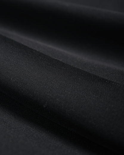 Auralee Light Wool Max Gabardine Two-Tuck Slacks Top Black