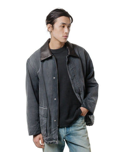 Auralee Organic Cotton Duck Blouson Faded Black
