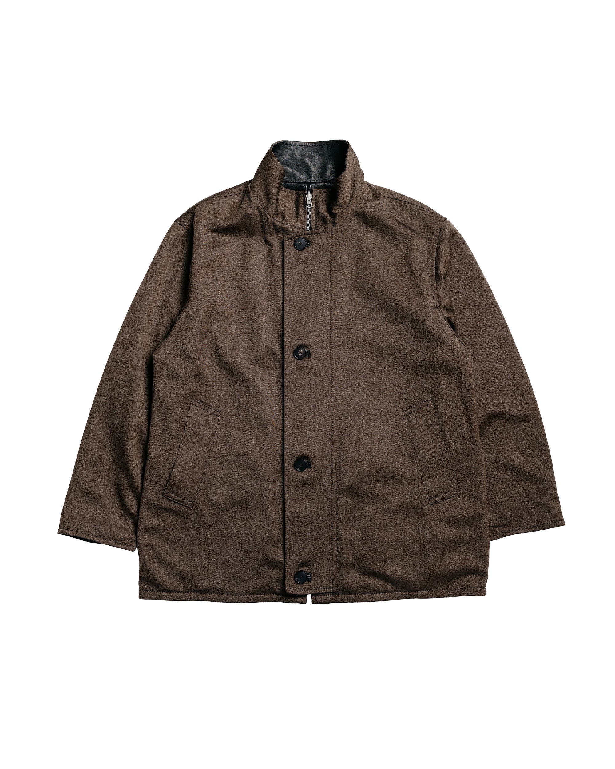 Auralee Super High Gauge Sweat Zip Blouson Burgundy