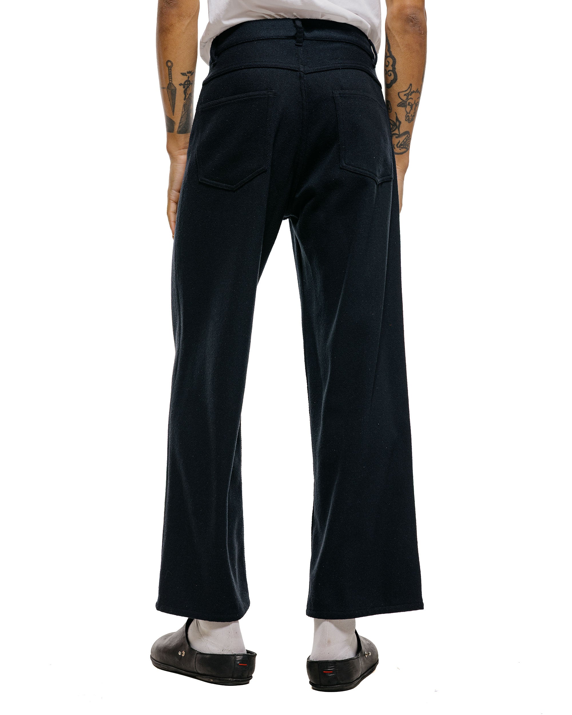 パンツ AURALEE SILK NEP DENIM 5P WIDE PANTS 3 Auralee Silk Nep Denim 5P Wide Pants Black