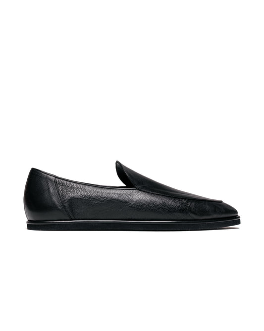 Auralee Soft Leather Loafers Black