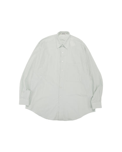 Auralee Super Fine Cotton Lawn Shirt Pale Blue