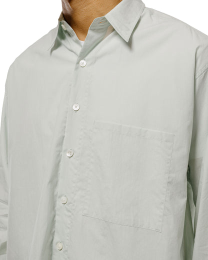 Auralee Super Fine Cotton Lawn Shirt Pale Blue