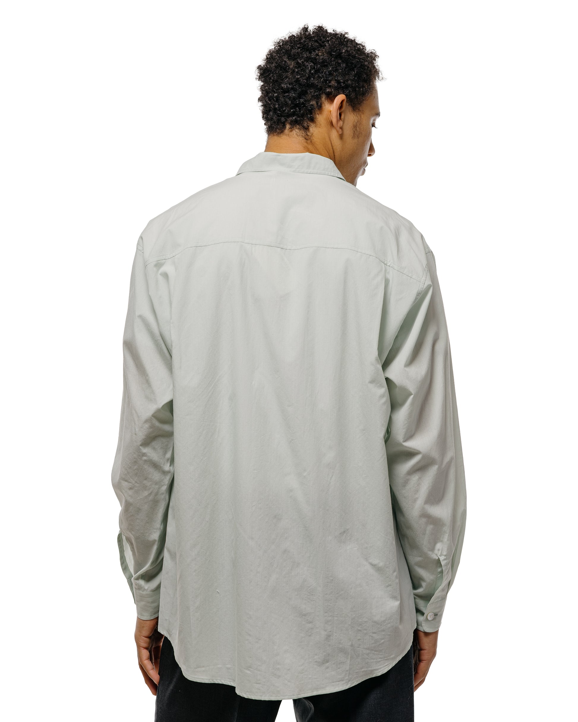 Auralee Super Fine Cotton Lawn Shirt Pale Blue