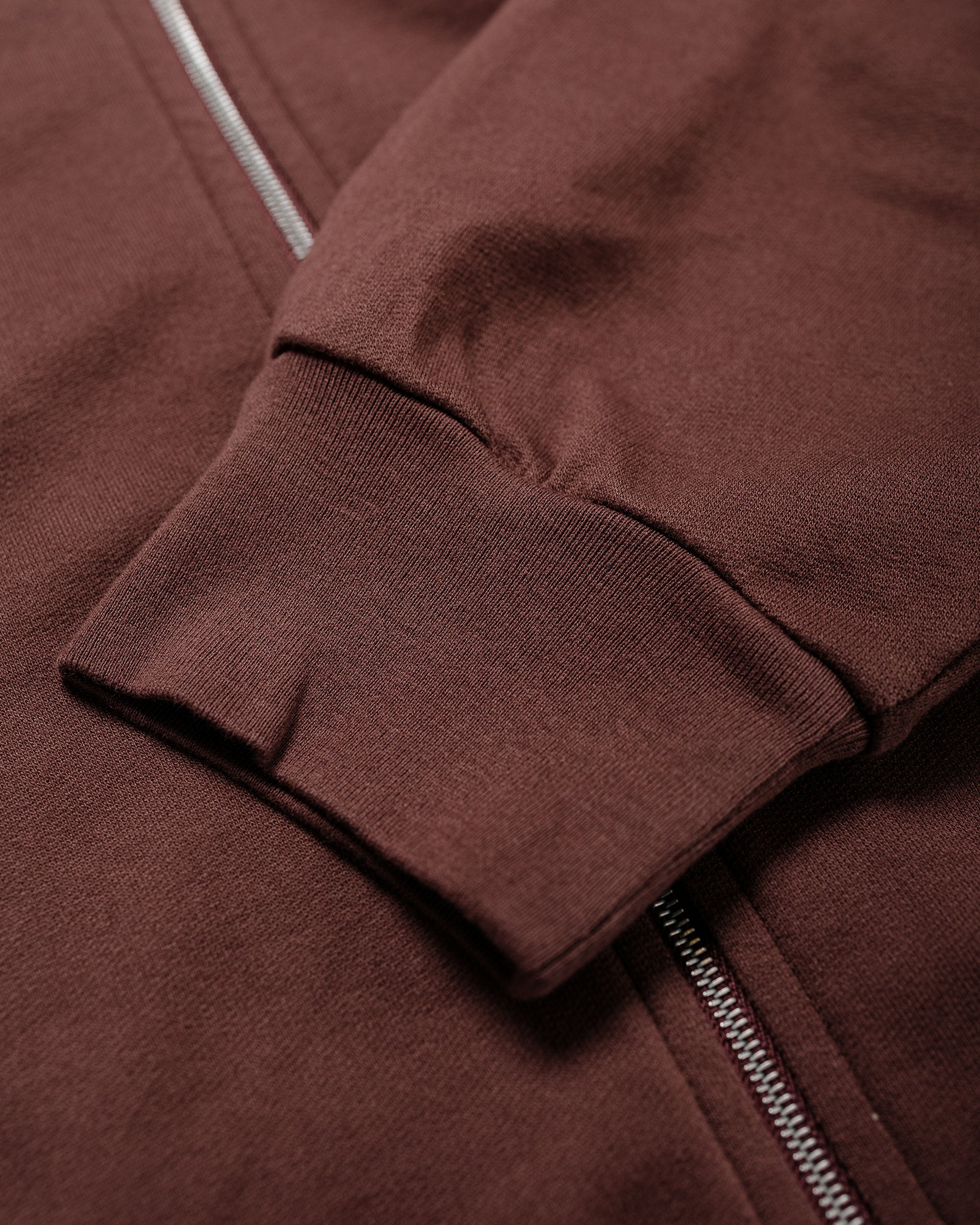 Auralee Super High Gauge Sweat Zip Blouson Burgundy