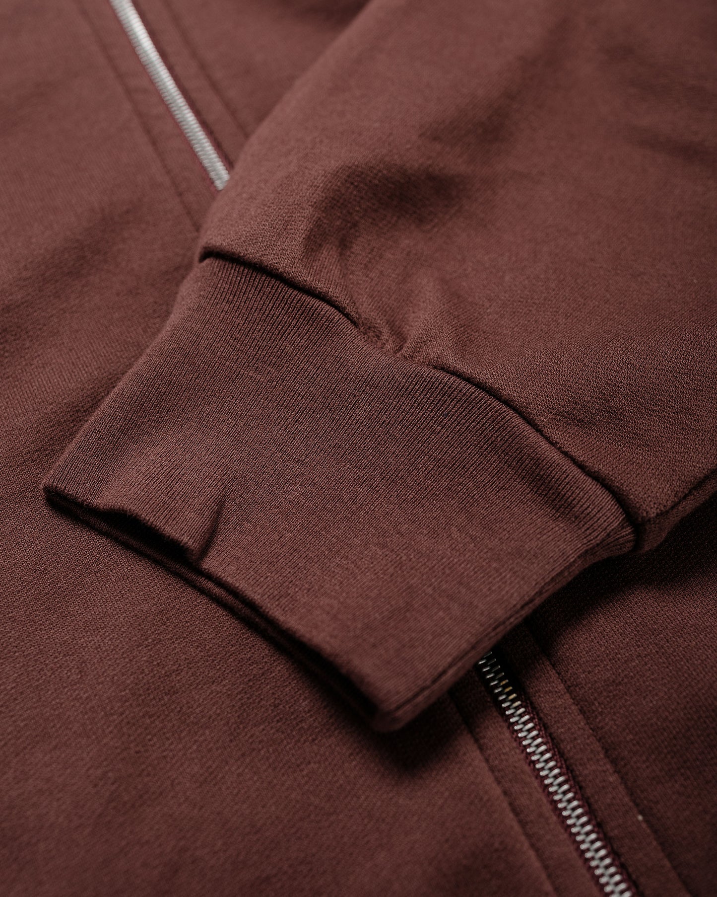 Auralee Super High Gauge Sweat Zip Blouson Burgundy