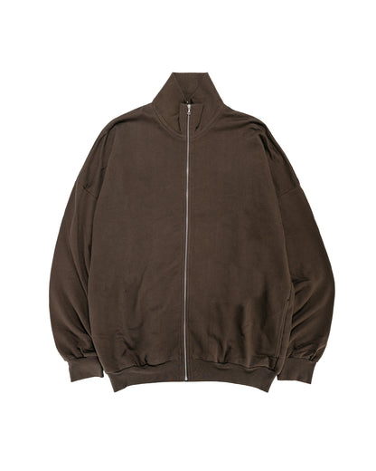 Auralee Super High Gauge Sweat Zip Blouson Dark Brown