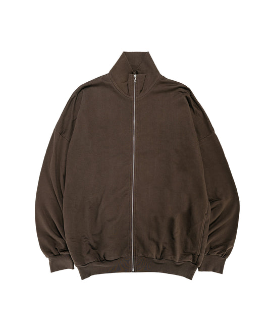 Auralee Super High Gauge Sweat Zip Blouson Dark Brown