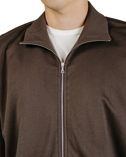 Auralee Super High Gauge Sweat Zip Blouson Dark Brown