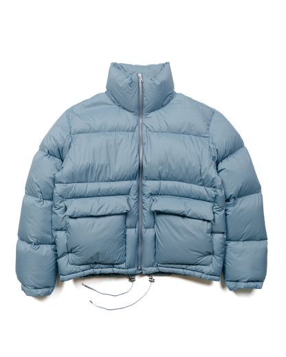 Auralee Super Light Nylon Ripstop Down Blouson Light Blue