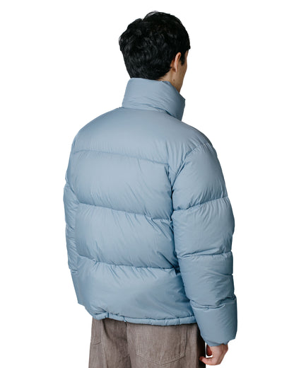 Auralee Super Light Nylon Ripstop Down Blouson Light Blue model back