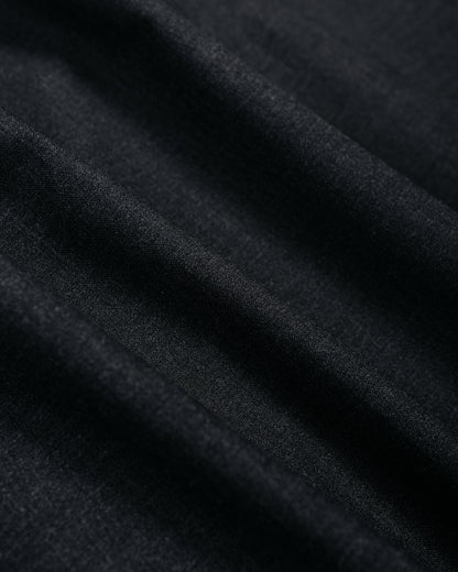 Auralee Ultra Fine Tropical Wool Two-Tuck Slacks Top Charcoal