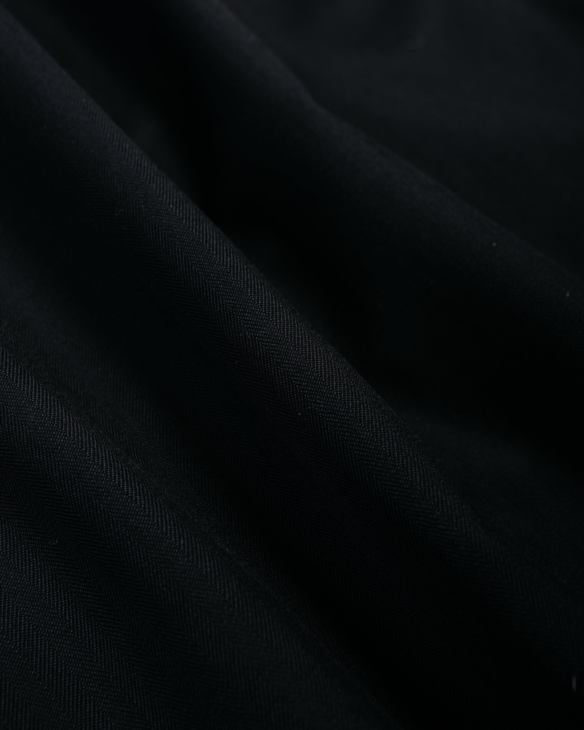 Auralee Wool Herringbone Blouson Black