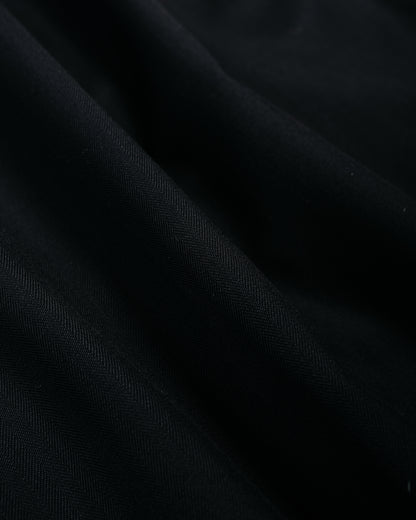 Auralee Wool Herringbone Blouson Black