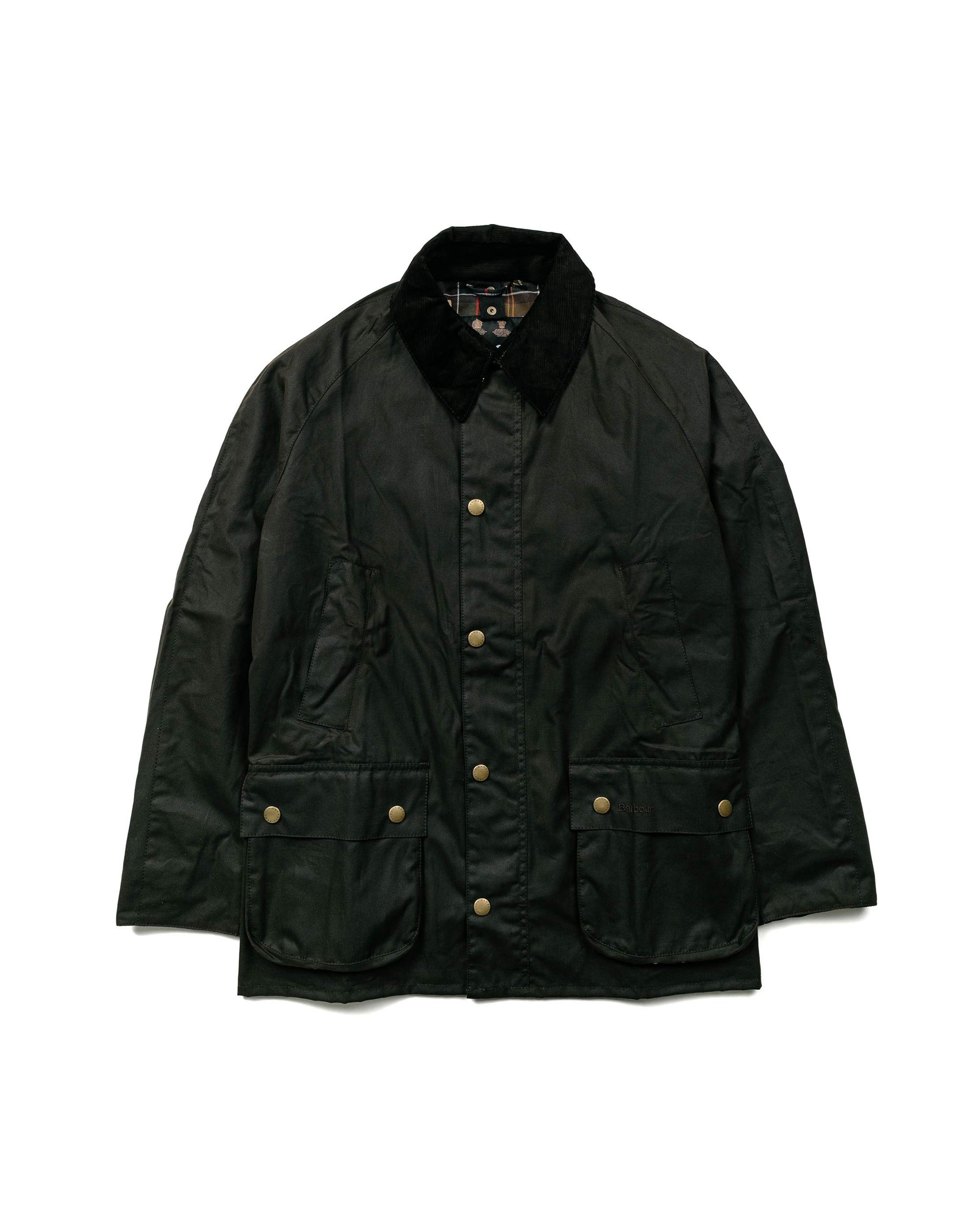 Barbour Ashby Wax Jacket Green | Mainline Menswear