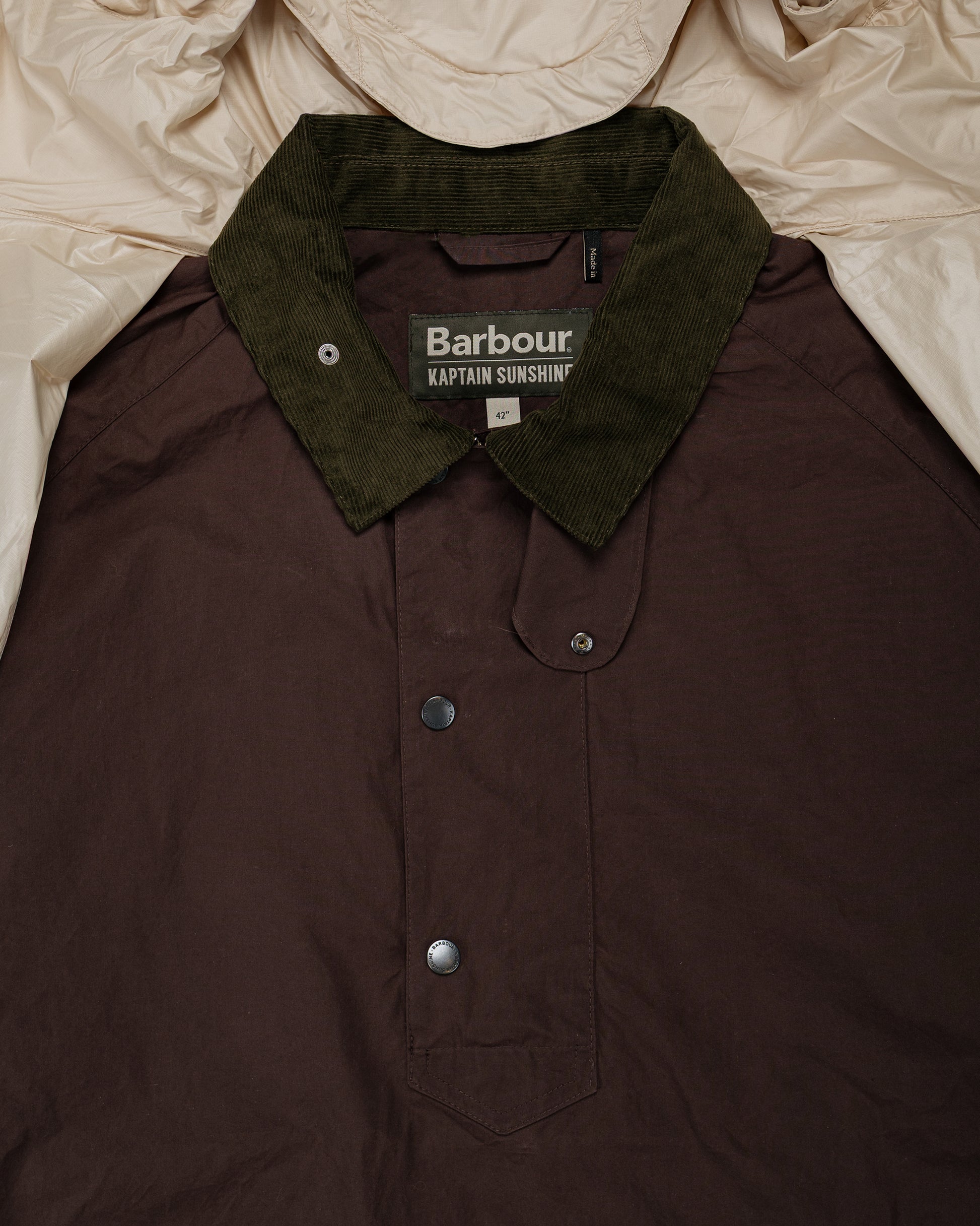 Barbour KAPTAIN SUNSHINE Transport Smock Casual Jacket Light Olive