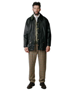 Barbour 40th Anniversary Beaufort Wax Jacket Sage Model Full