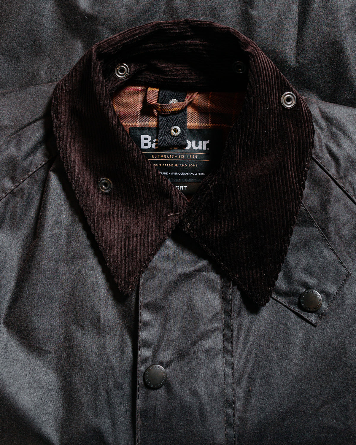 Barbour Beaufort Wax Jacket Rustic – lost & found