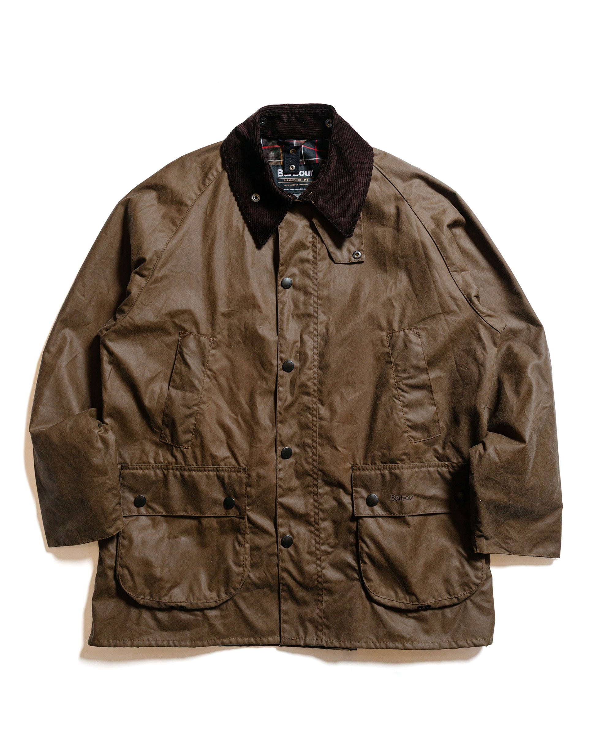 Barbour Bedale Wax Jacket Bark
