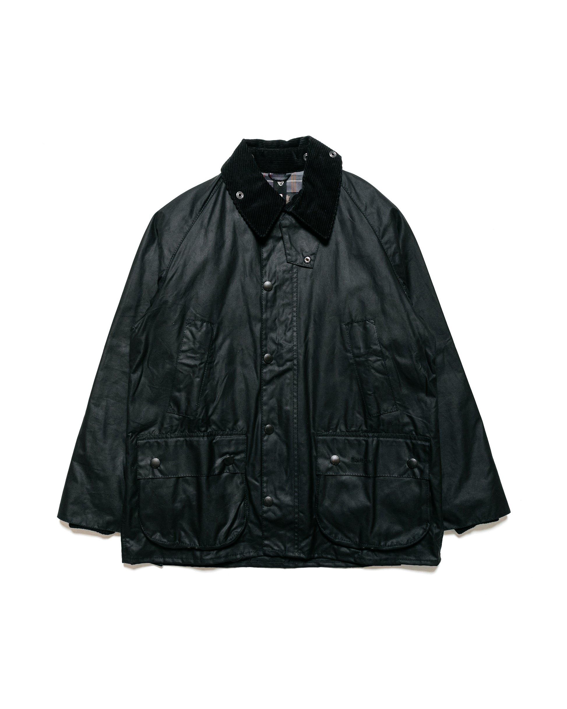Barbour Bedale Wax Jacket Black - Main Image