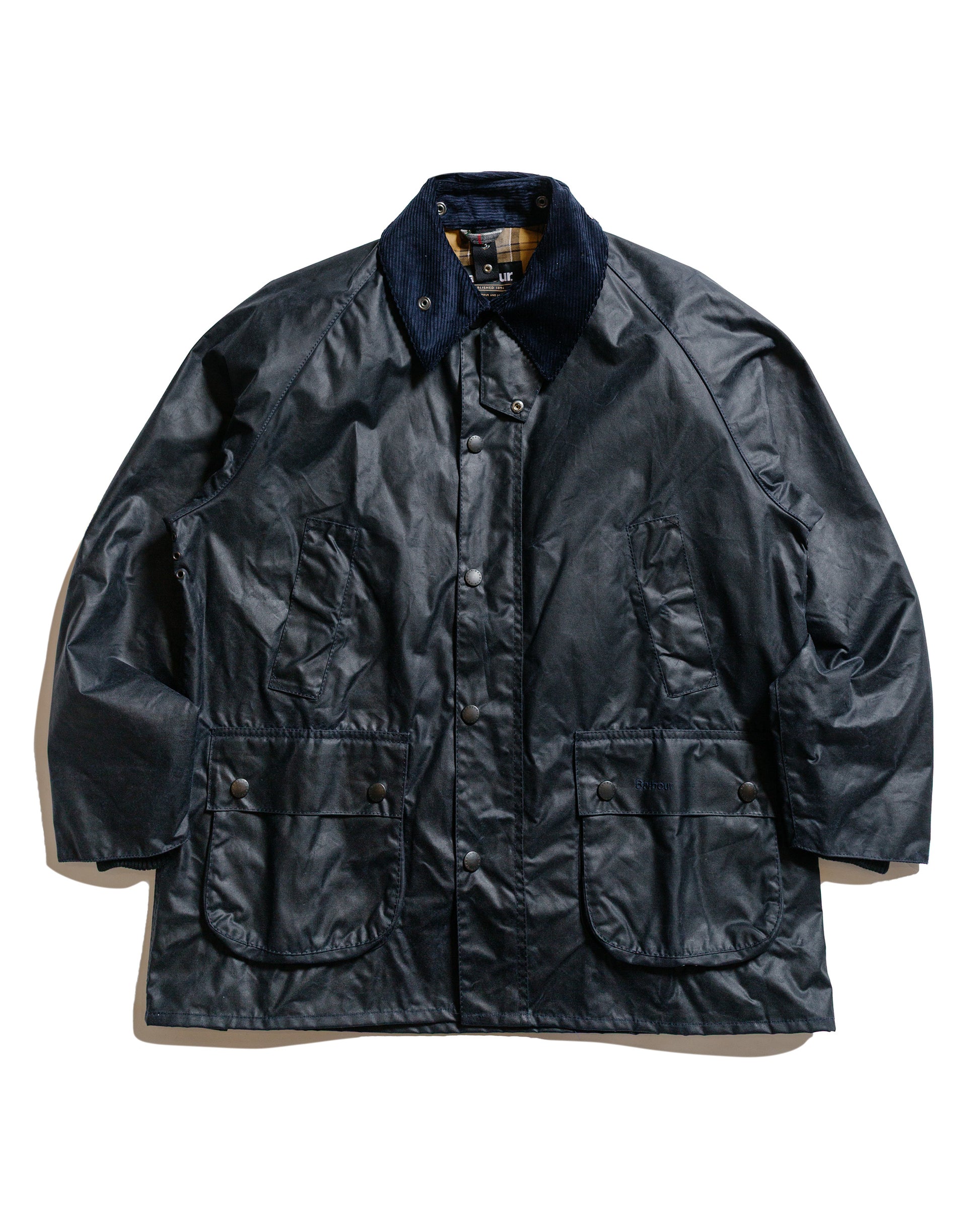 Barbour Bedale Wax Jacket Navy