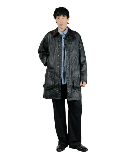 Barbour Border Wax Jacket Sage