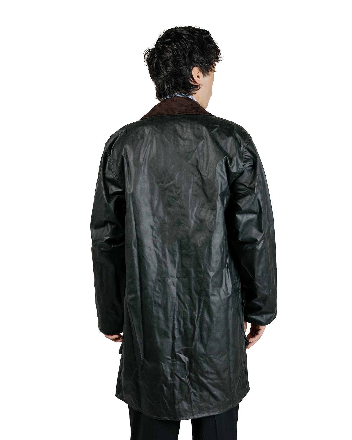 Barbour Border Wax Jacket Sage