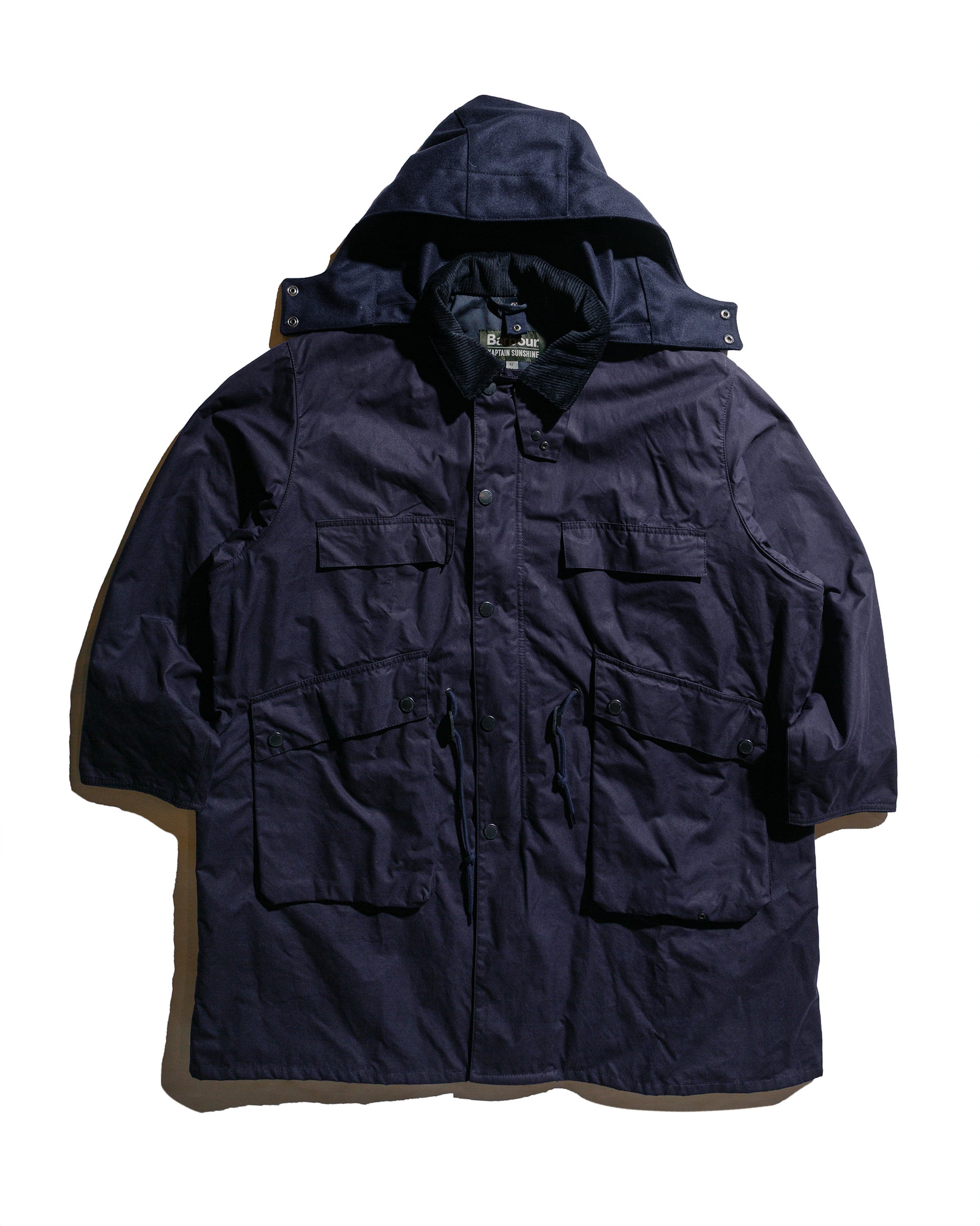Barbour KAPTAIN SUNSHINE Bedale Casual Field Coat Dark Indigo