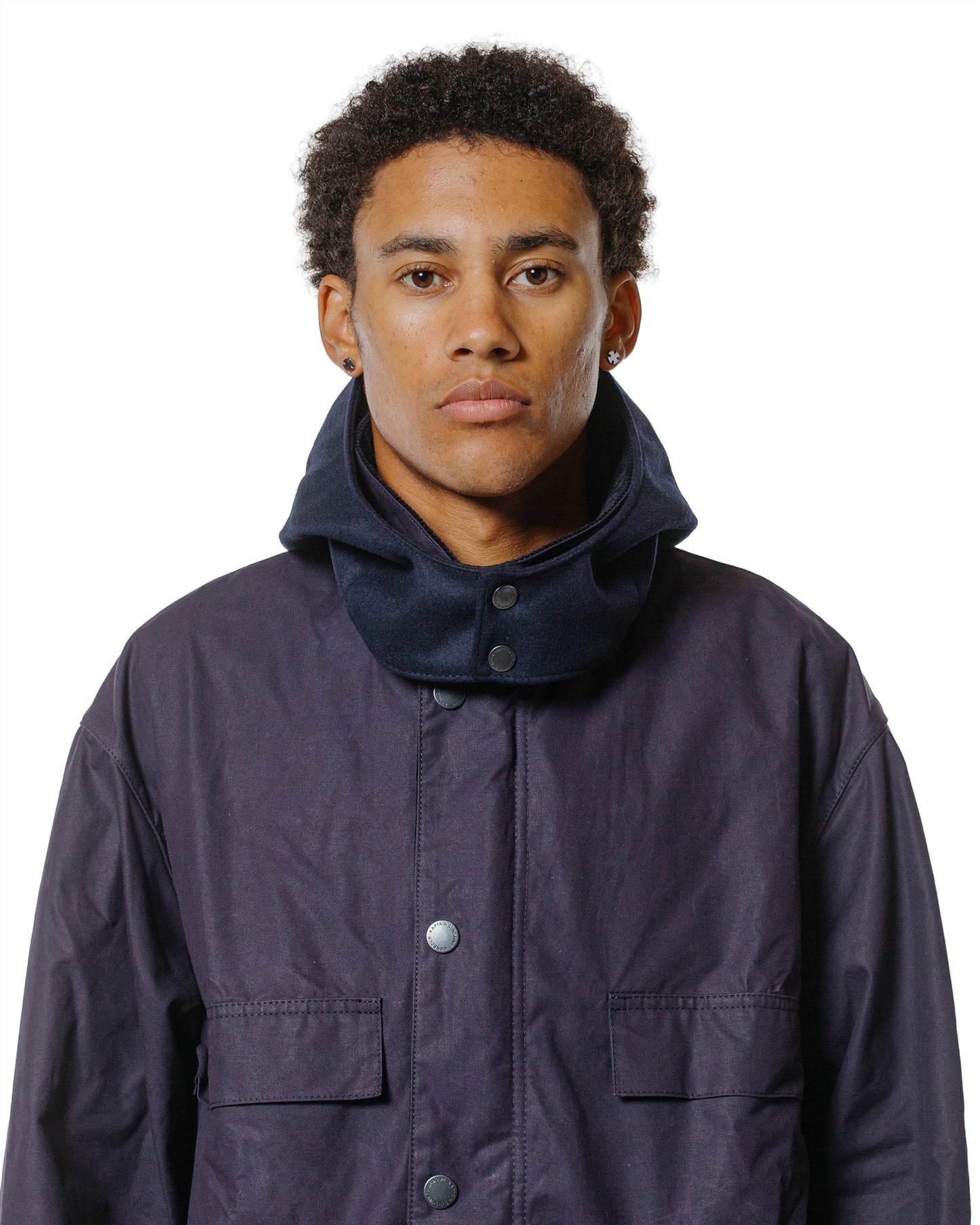 Barbour KAPTAIN SUNSHINE Bedale Casual Field Coat Dark Indigo