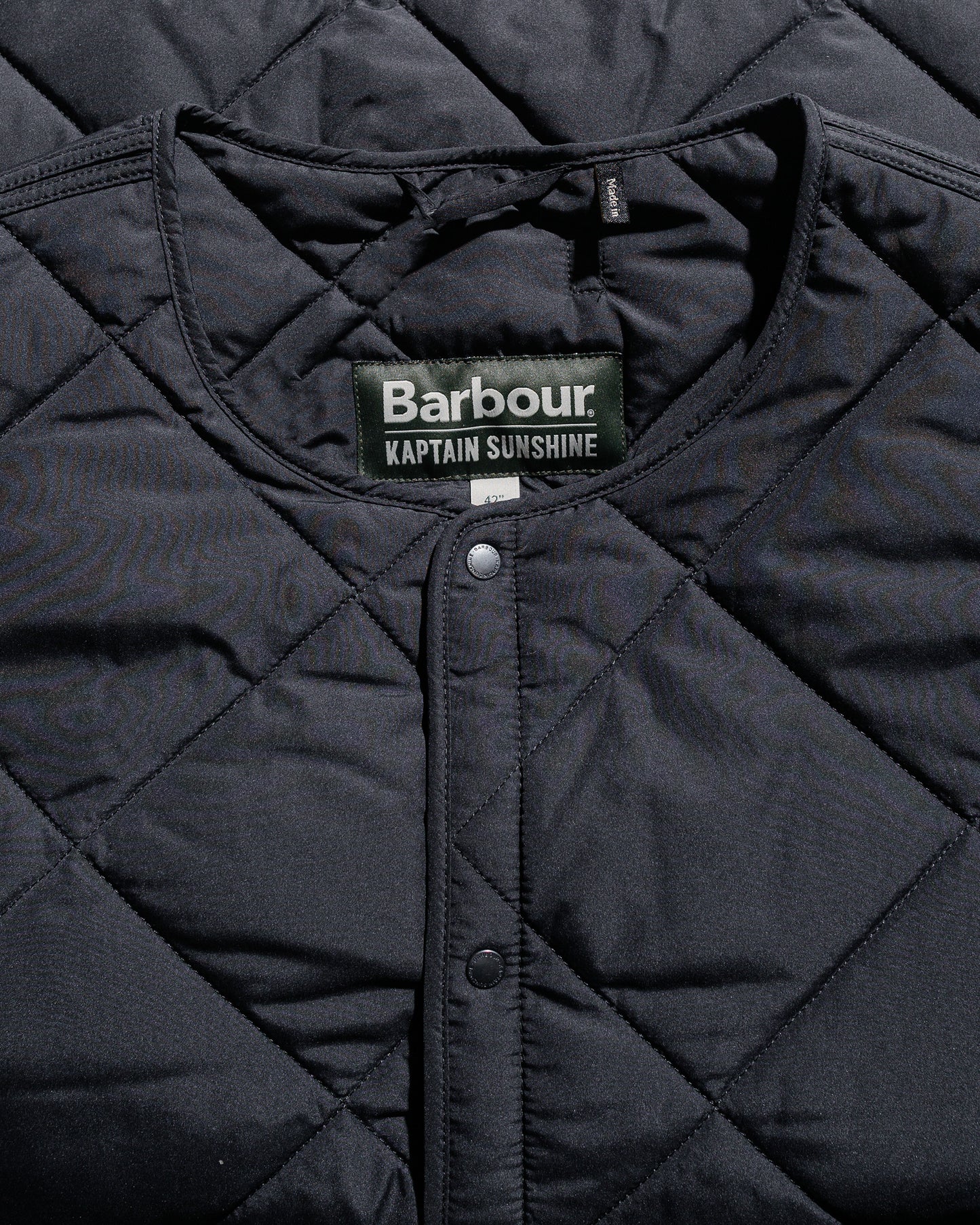 Barbour KAPTAIN SUNSHINE Quilted Liner Black