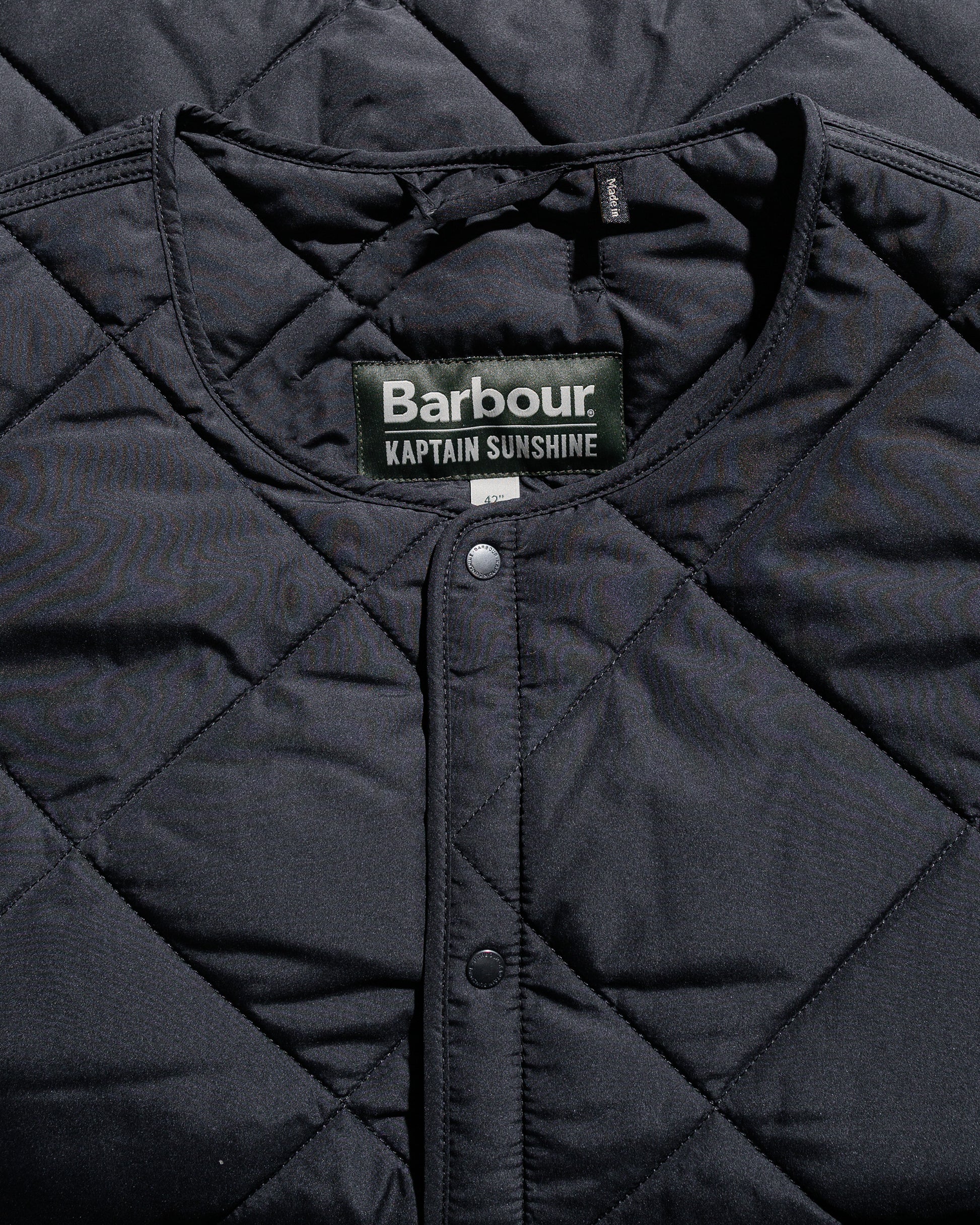 Barbour KAPTAIN SUNSHINE Quilted Liner Black