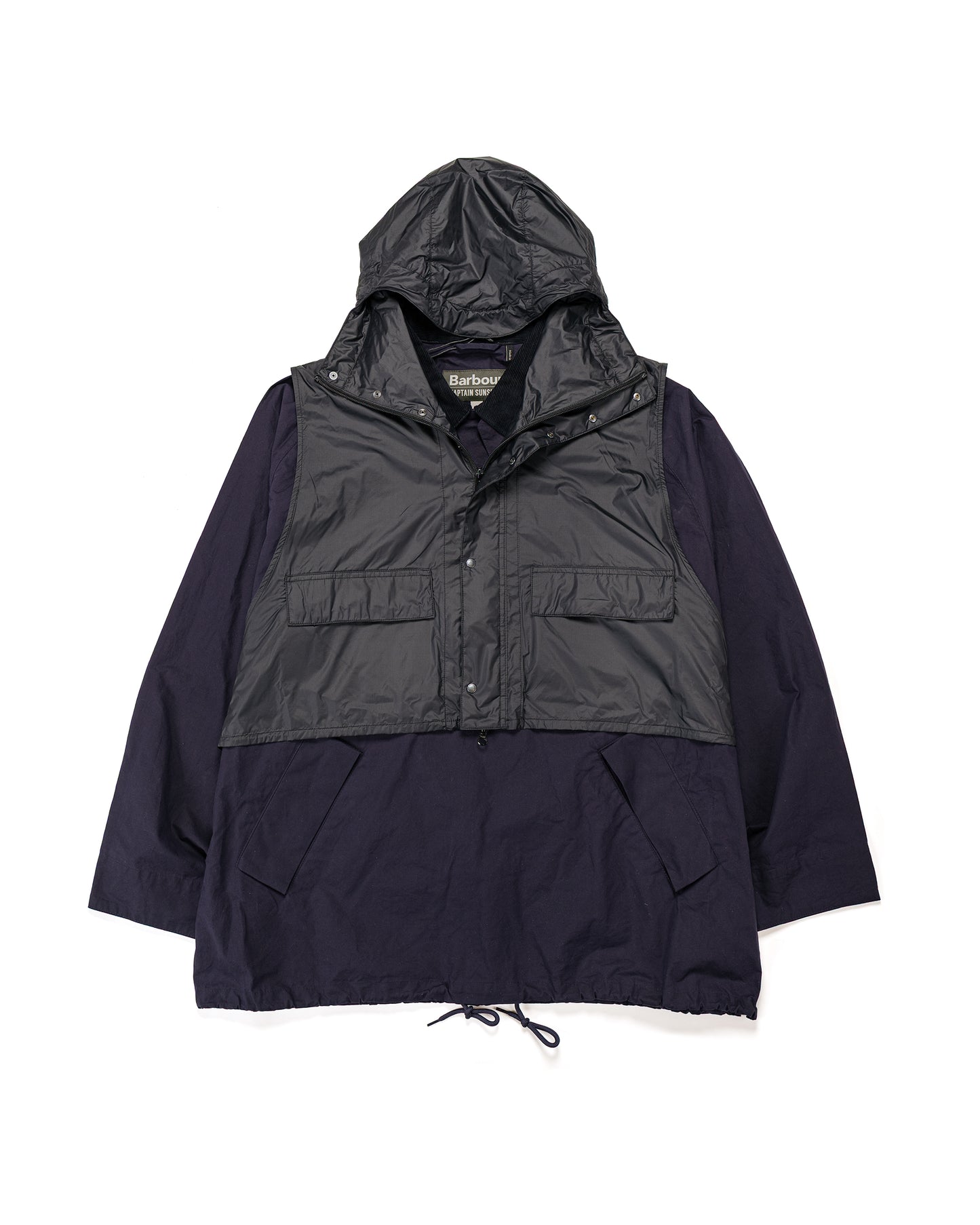 Barbour KAPTAIN SUNSHINE Transport Smock Casual Jacket Dark Indigo
