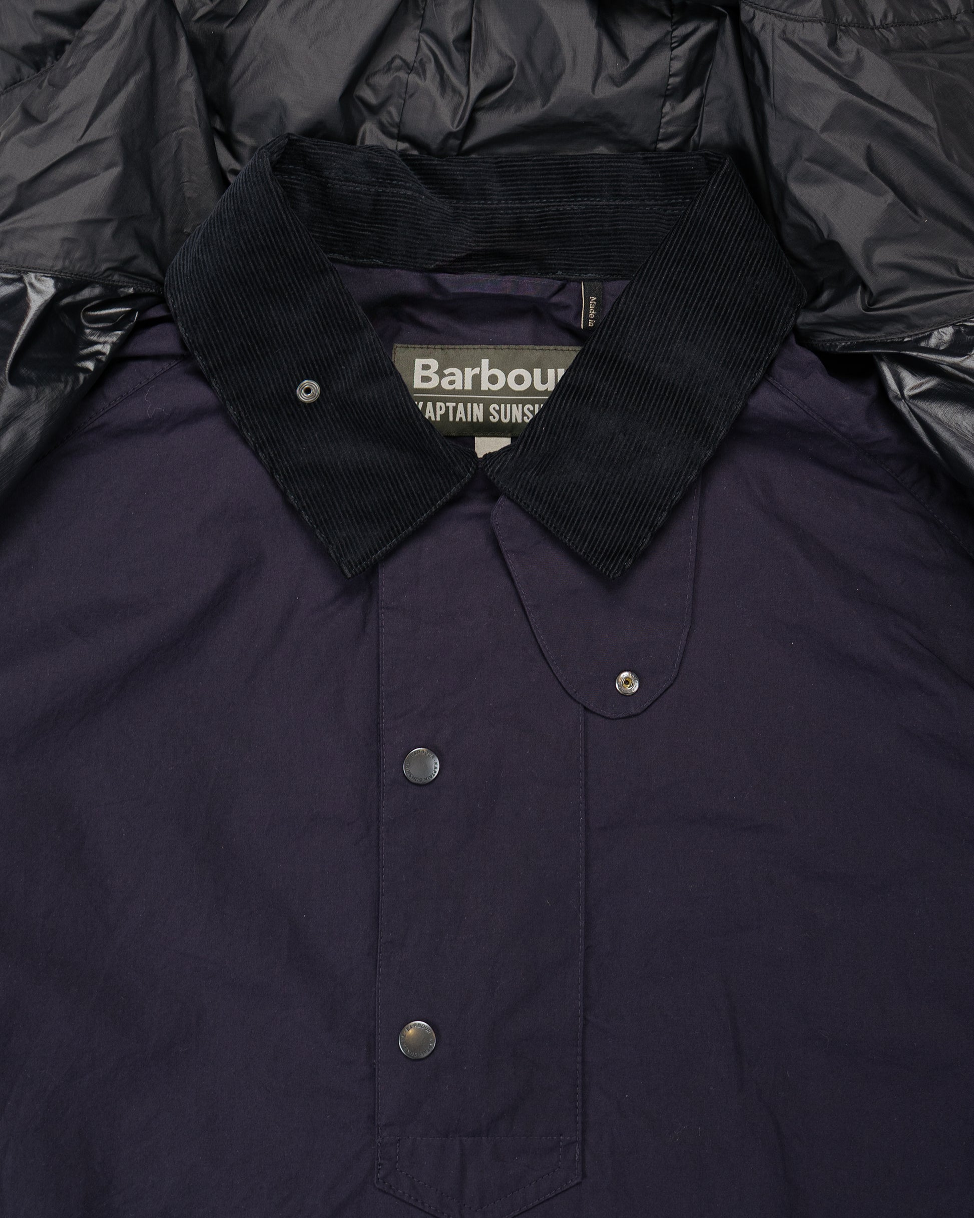 Barbour KAPTAIN SUNSHINE Transport Smock Casual Jacket Dark Indigo