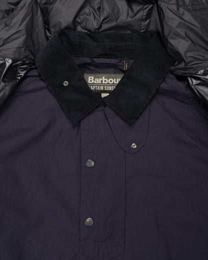 Barbour KAPTAIN SUNSHINE Transport Smock Casual Jacket Dark Indigo