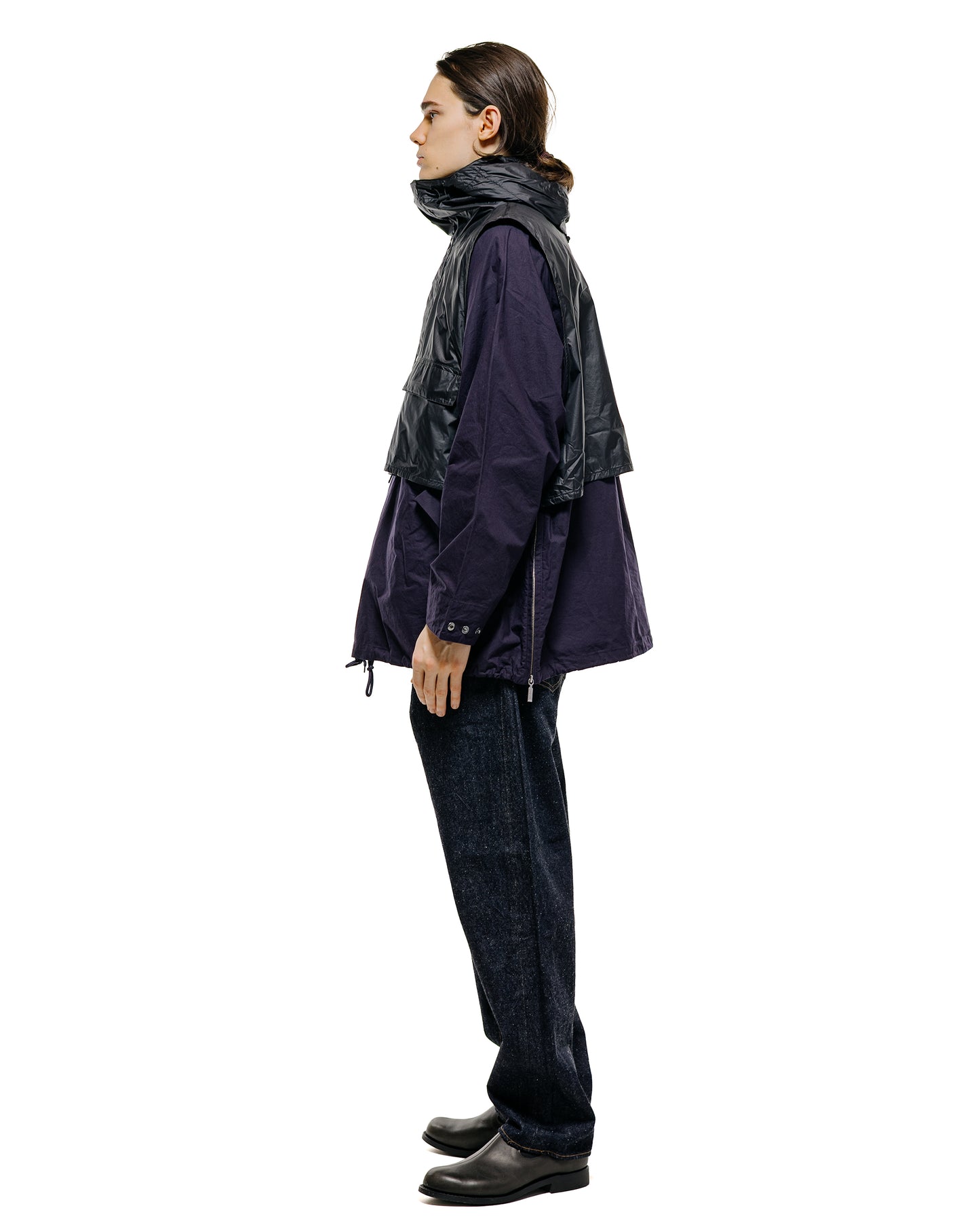 Barbour KAPTAIN SUNSHINE Transport Smock Casual Jacket Dark Indigo