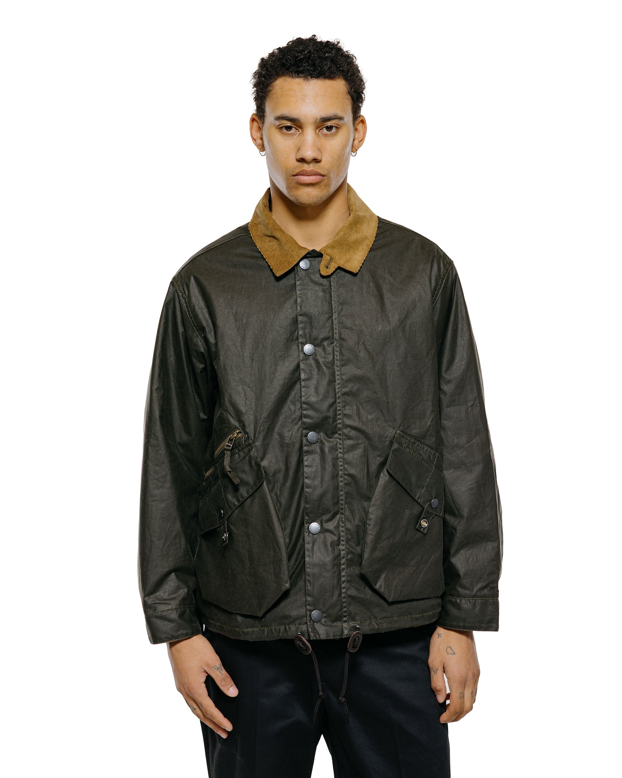 Barbour トランスポートワックスジャケット セージ