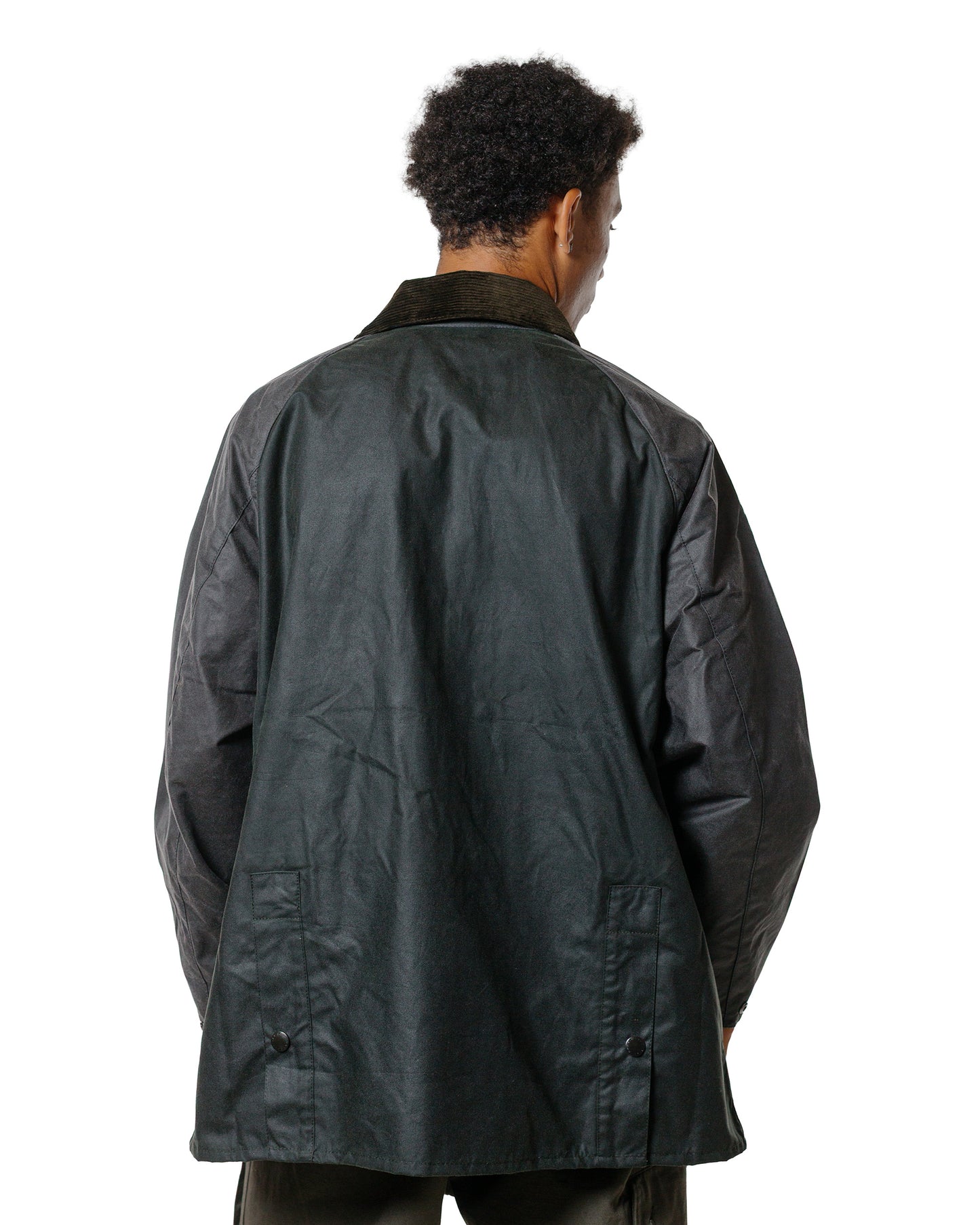 Barbour Patchwork Bedale Wax Jacket Sage Multi